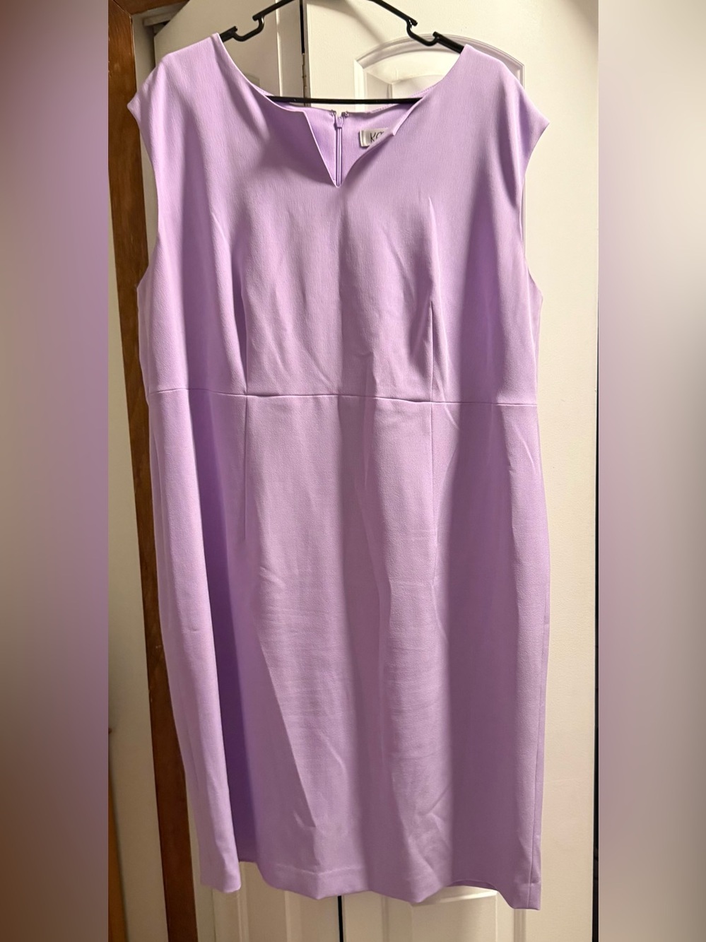 Kasper Lavender Sleeveless Midi Dress